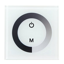 Сенсорной панели диммер настенный Выключатель чувствительный контроллер для одного цвета светодиодные полосы света